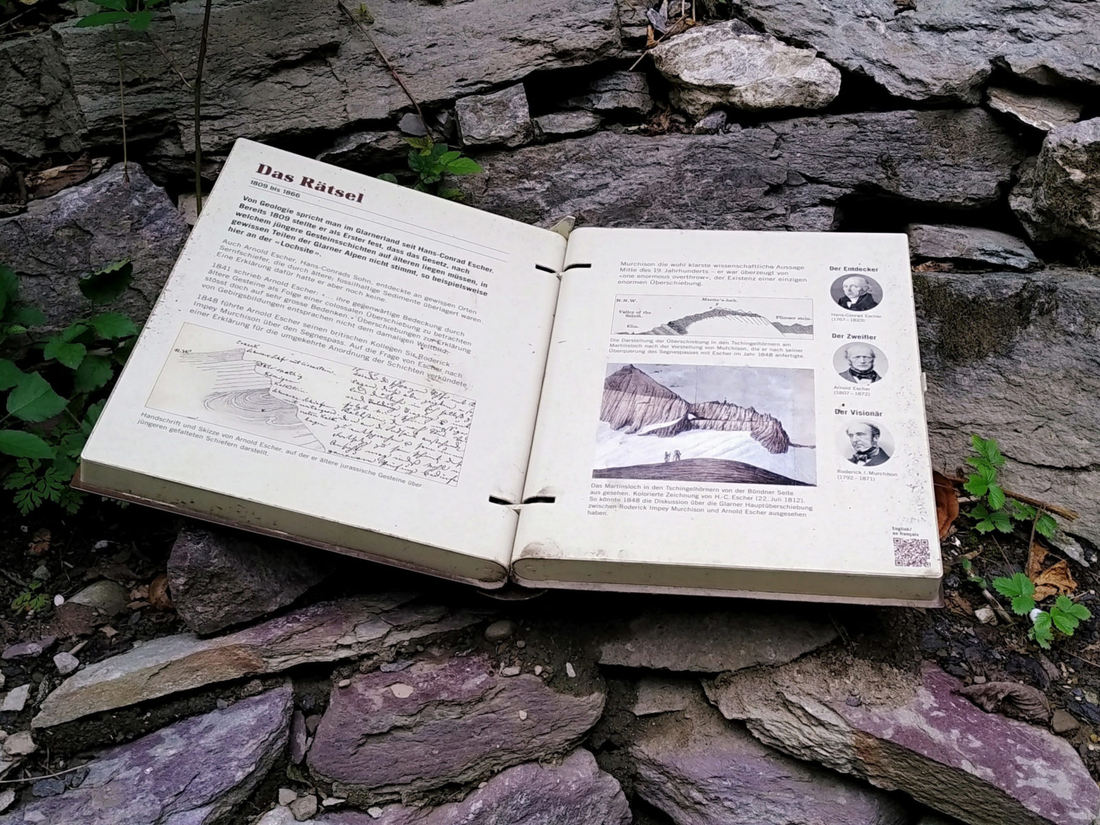 Interprétation à l'affleurement Lochsite.