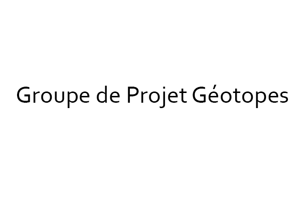 Groupe de Projet Géotopes – Platform Geosciences
