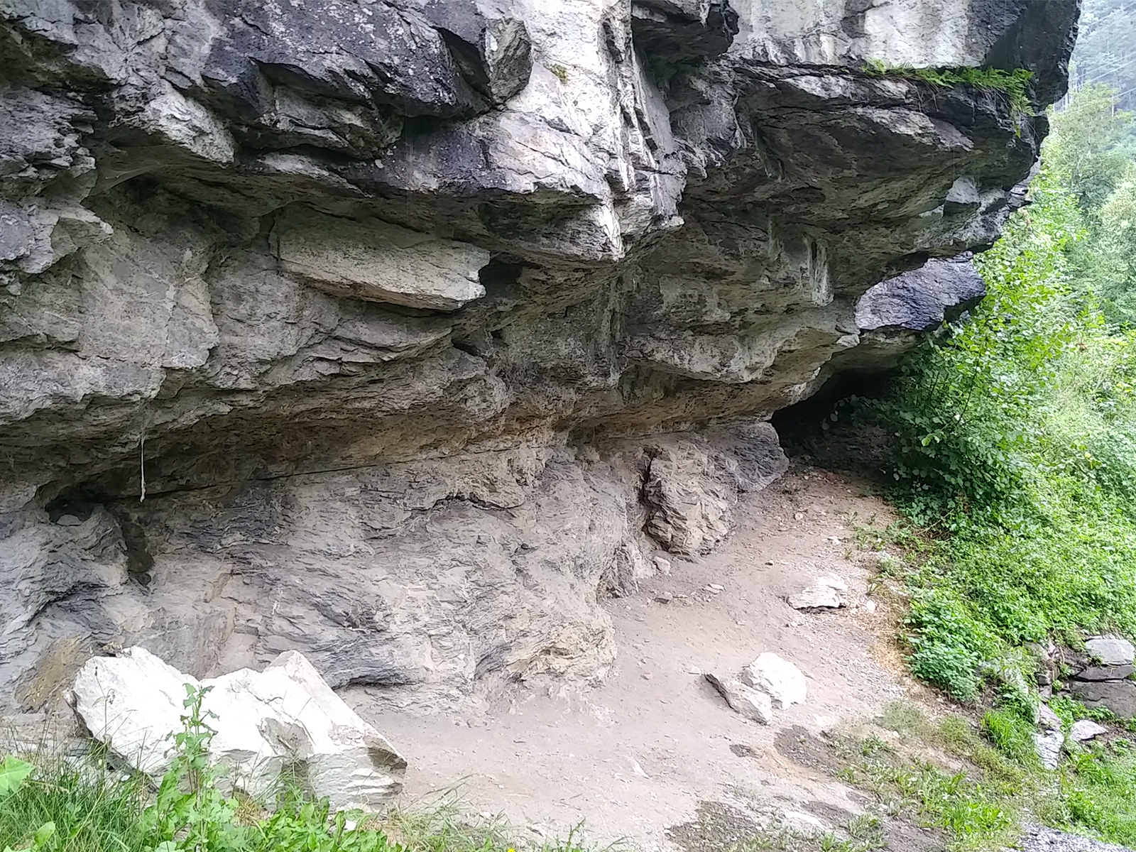 L'affleurement mondialement connu.