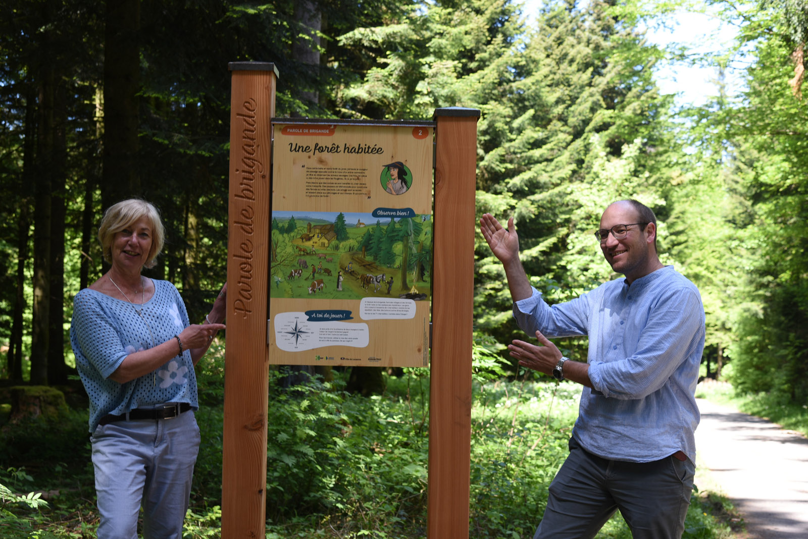 Deux nouveaux sentiers dans le Jorat