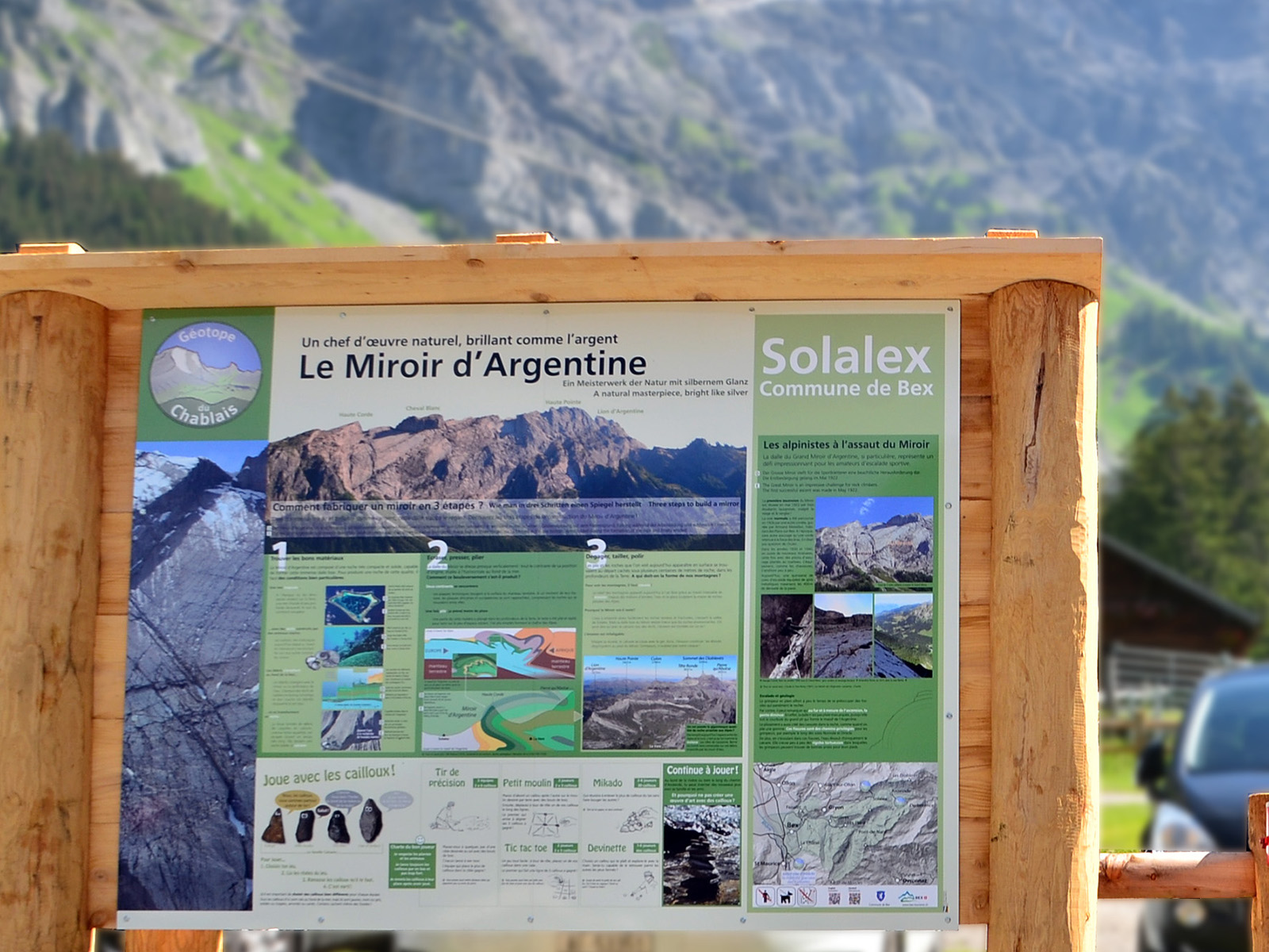 Géotopes du Chablais: 5 sites équipés